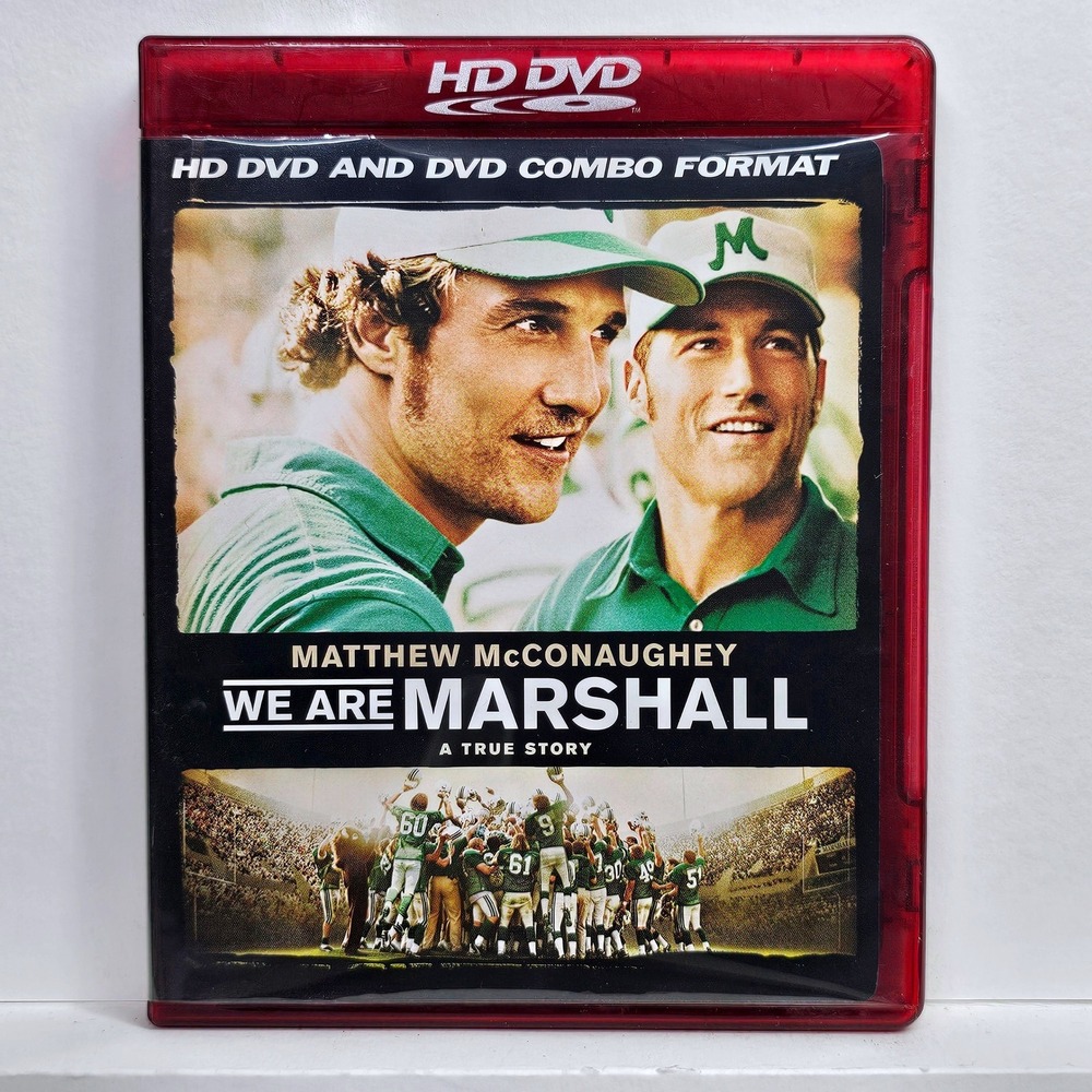 We Are Marshall HD‎ DVD DVD Combo Matthew McConaughey Warner Bros Football Movie